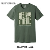 Heather Military Green Premium Soft T-Shirt