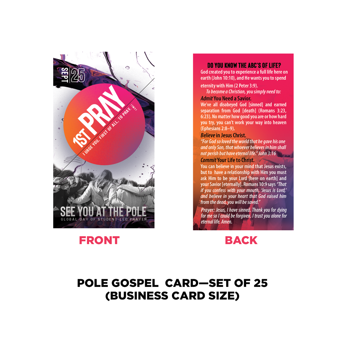 Pole Gospel Card (set of 25)