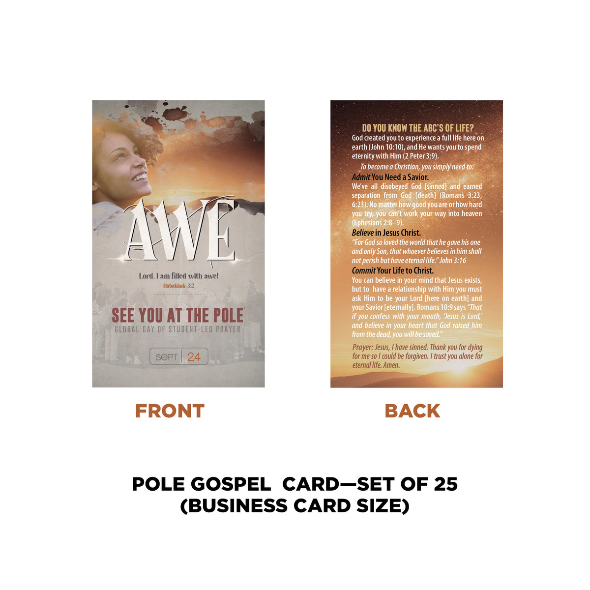 Pole Gospel Card (set of 25)