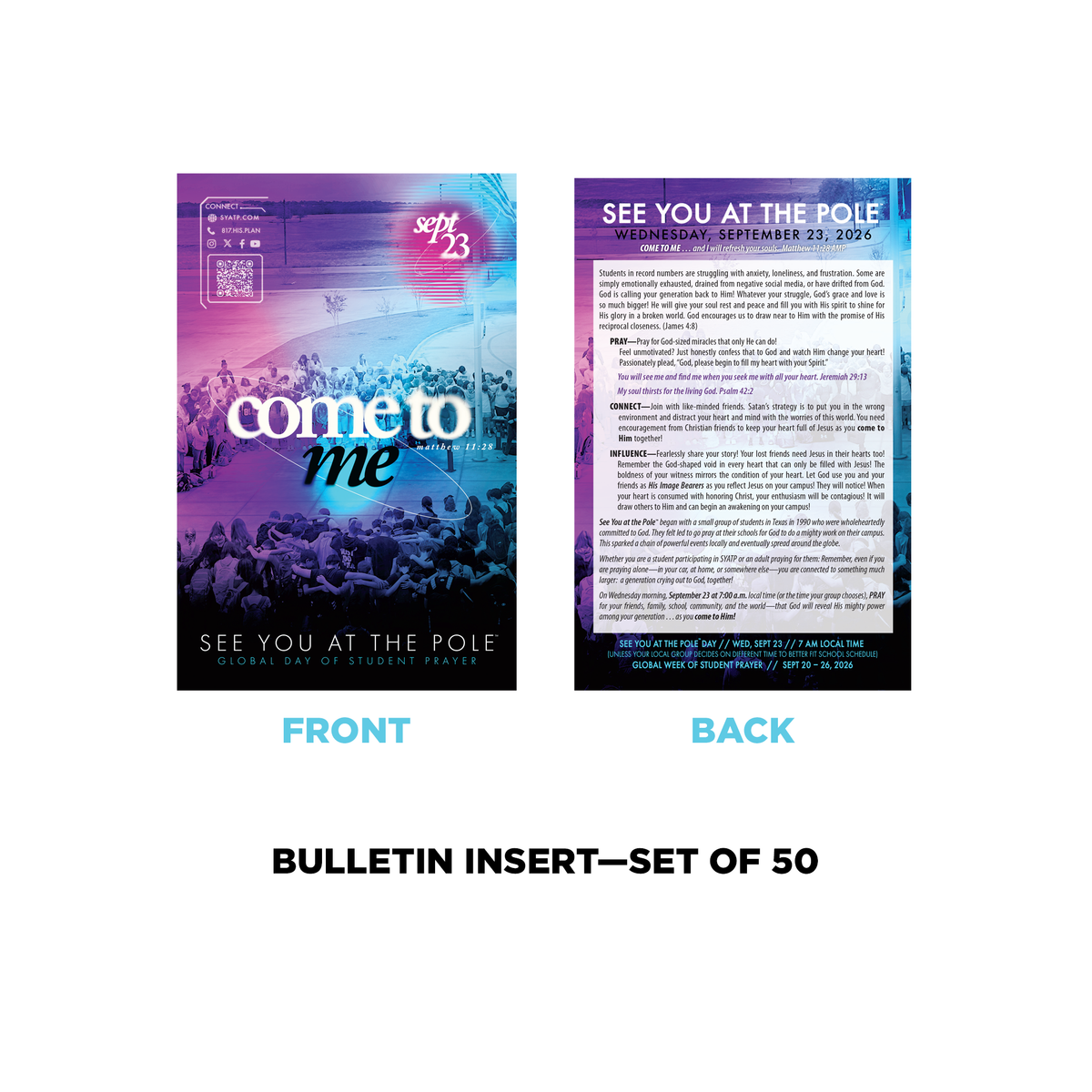Bulletin Insert/Flyer (set of 50)