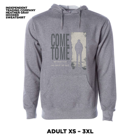 Heather Gray Hooded Sweatshirt