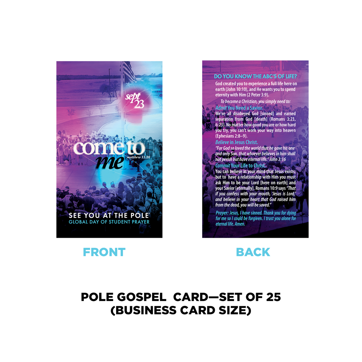 Pole Gospel Card (set of 25)